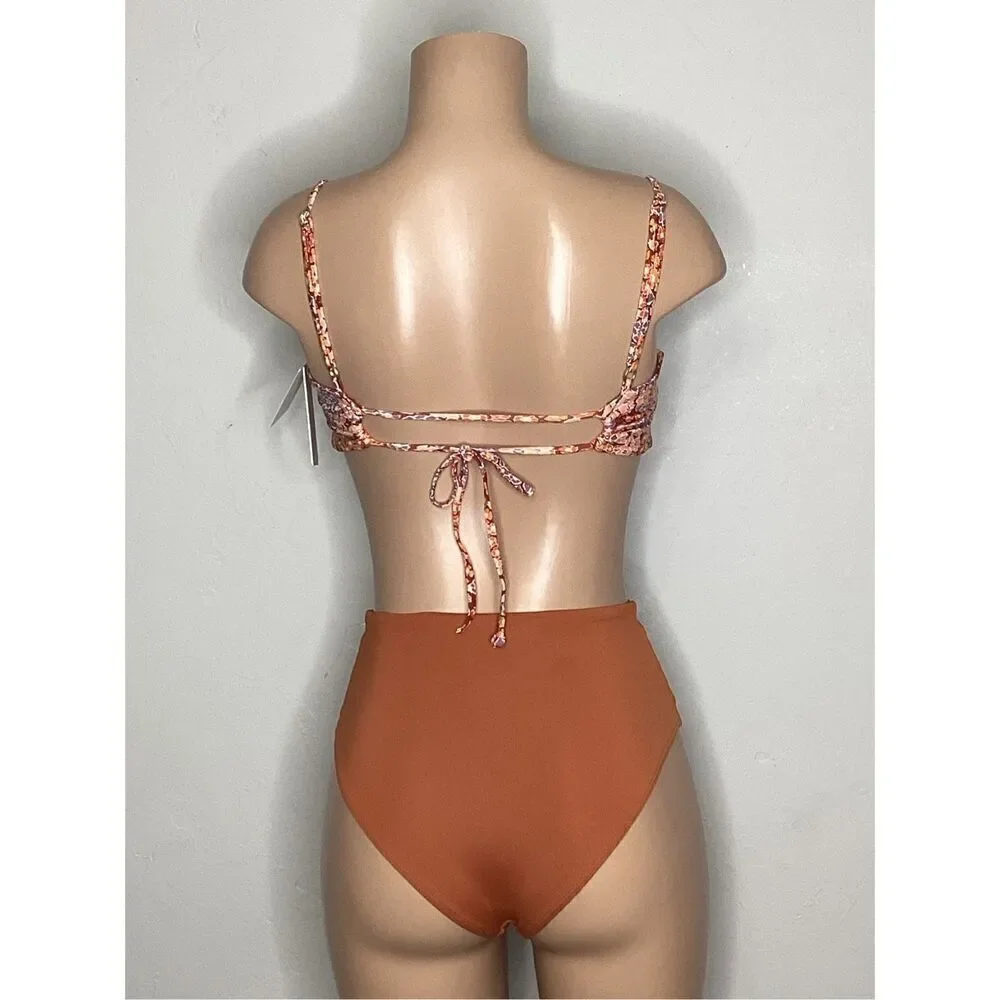 New. L*SPACE  floral bikini set. Small. Retails $198.